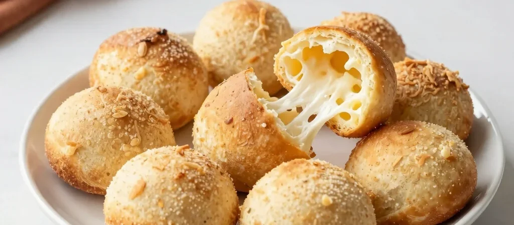 Pão de Queijo with a Crisp Shell