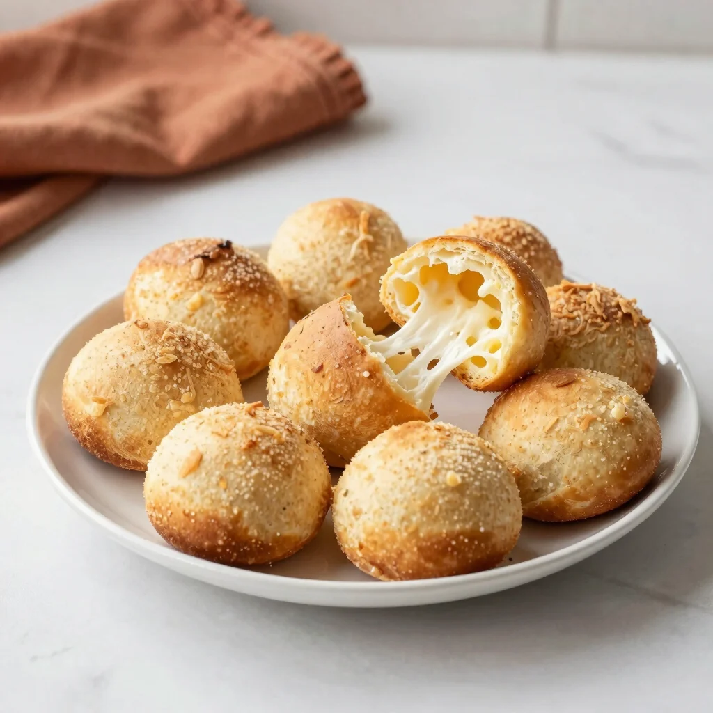 Pão de Queijo with a Crisp Shell