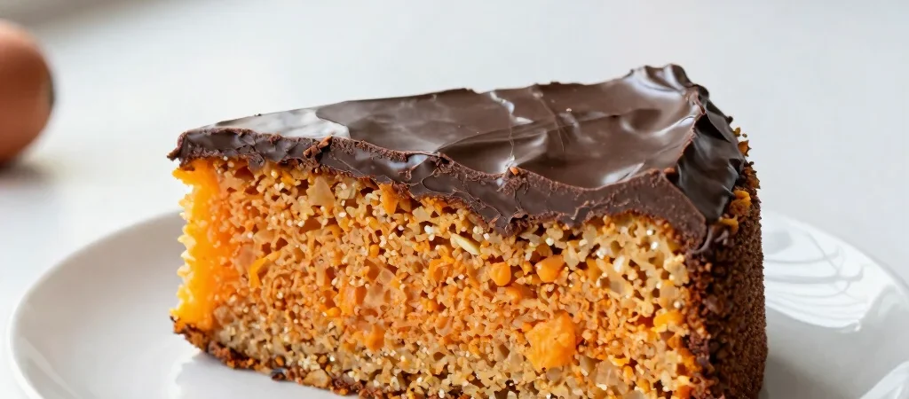 Carrot Cake with Brigadeiro Topping